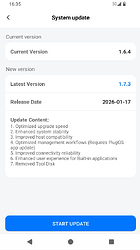 Start update